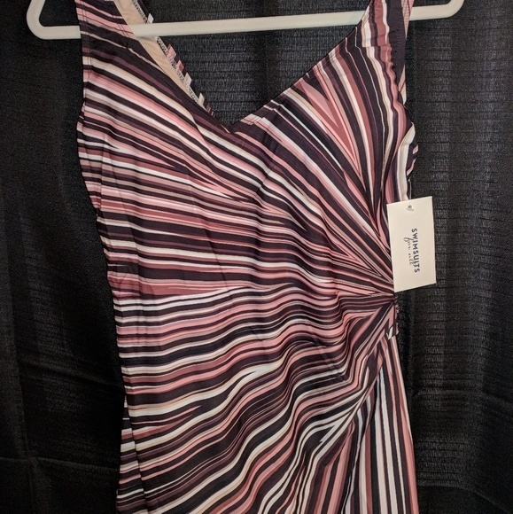 Swimsuits For All Other - Brand New PRISM SARONG FRONT ONE PIECE SWIMSUIT
